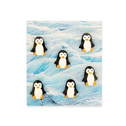 Trendform® Assorted Animal Style Office Magnets - Penguin (1 set of 6)