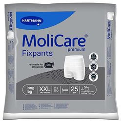 MoliCare Fixpants Premium : culottes de fixation lavables pour incontinence, compatibles avec Molicare Form et Molicare Premium, XXL, 25 pièces