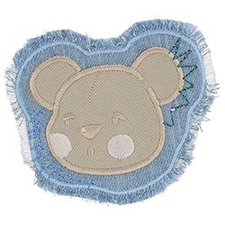 HKM 10234592 Patches, blu/marrone/beige, 69 mm x 81 mm