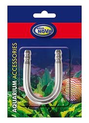 Aqua Nova Coude en Acier 4x15MM (Acier Inoxydable), NCO2-STEELELBOW-4x15MM