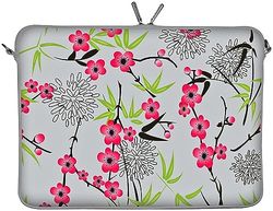 DIGITTRADE LS104-15 Sakura Designer Notebook Sleeve Housse Pour Ordinateur Portable 15,4" jusqu'à 15,6" (39,1 - 39,6 cm) Large Néoprène Pochette Sacoche