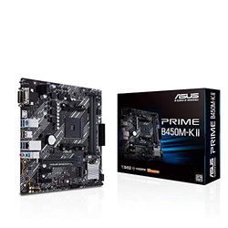 ASUS Prime B450M-K II AMD B450 Emplacement AM4 Micro ATX