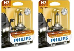 Philips H7 Vision +30% lampadina fari auto (Confezione da 2)