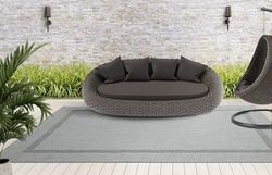 Mia´s Teppiche "Lara" inomhus & utomhus matta, flatvävd 120 x 170 cm, grå