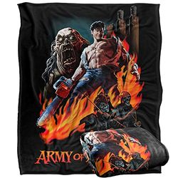 Army Of Darkness Blanket, 152 x 127 cm Painted Evil Silky Touch Super Soft Throw Blanket