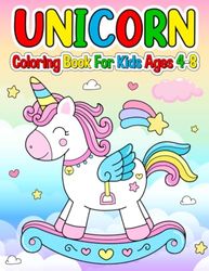 Whimsical Unicorn Fantasies: A Coloring Journey: Coloring Book: For Kids Ages 4-8