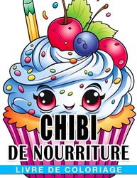 Livre de coloriage Chibi de nourriture: Un livre de coloriage amusant pour les jeunes chefs pour inspirer la créativité et explorer de délicieuses gourmandises