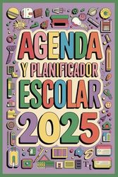 Agenda planificador escolar 2025: Organiza rutinas diarias, gestiona tareas escolares y utiliza listas de verificación para fomentar la autonomía. ... Páginas interiores a color. 183 páginas.