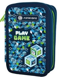 ASTRABAG 503023016 PLAY GAME pennenetui, blauw