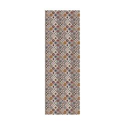 Doge Milano Chemin de cuisine, 100% Made in Italy, Tapis résistant aux taches avec impression numérique, Tapis antidérapant et lavable, Motif géométrique - Dayton, 240x52 cm