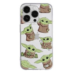 ERT GROUP mobile phone case for Iphone 14 PRO original and officially Licensed Star Wars pattern Baby Yoda 029 optimally adapted to the shape of the mobile phone, partially transparent