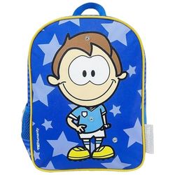 Me Humanity- Mochila, Profesiones Intercambiable, Mochila Preescolar, Bombero, Policia, Futbolista, Color Azul, Producto Oficial (CyP Brands)