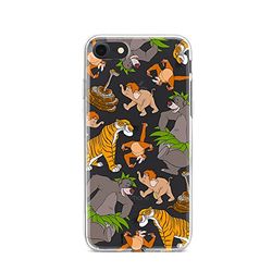 ERT GROUP mobiltelefonfodral för Iphone 7/8/ SE 2/ SE 3 originalt och officiellt licensierat Disney mönster Jungle Book 003 optimalt anpassad till formen på mobiltelefonen, gedeeltelijk transparant