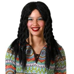 Perruque noire dreadlocks