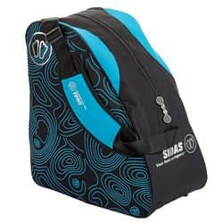 Sidas Boot Bag Black & Blue - Sac à chaussures de ski Sidas en Nylon noir et bleu