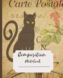 Composition Notebook: Vintage Illustration Journal with 120 College Ruled