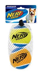 Nerf Dog Hondenspeelgoed, tennisballen met pieper, 7,5 cm, verpakking van 2 stuks