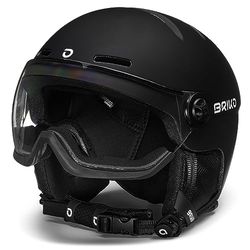Briko, Helmet, uniseks, volwassenen, mat zwart, XL