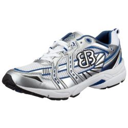 Brütting Premium 111066, unisex - volwassenen sportschoenen - Running, Wit Wit Zilver Blauw, 40 EU