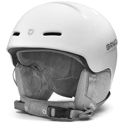 Briko Casco, Helmet Mujer, Blanco Mate, Large