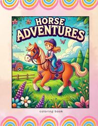 Horse Adventure: coloring book