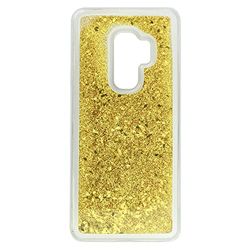 Babaco Phone Case For Samsung S9 PLUS Liquid Glitter Effect, Gold