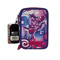 Comix Bright Estuche con 3 cremalleras BUBBLES GIRL