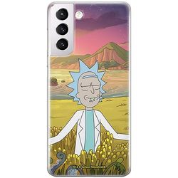 ERT GROUP mobiltelefonfodral för Samsung S21 PLUS originalt och officiellt licensierat Rick and Morty mönster Rick & Morty 047 anpassad till formen på mobiltelefonen, fodral tillverkad av TPU-plast