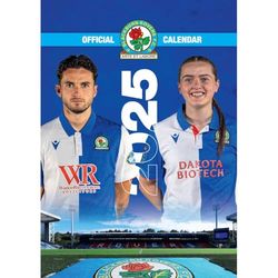 2025 Calendar Blackburn Rovers FC Month to View A3 Football Calendar Official Product