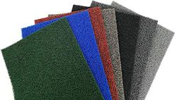 Nicoman Door Mat｜Easy-Clean & Dirt-Trapper Barrier Doormat｜Non-Shedding & Jet-Washable Outdoor Spaghetti Doormats｜A Practical Alternative To Coir Door Mats (80x110cm,Pink)