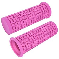 BIKE HANDLEBAR GRIPS 22MM 110MM COMFORT SOFT TOUCH MTB ROAD CITY BMX CYCLING (Pink)