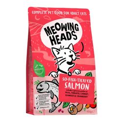Meowing Heads Kattenvoer droog - zalm - 100% natuurlijke zalm met kip, geen kunstmatige smaakversterker, graanvrij, 4 kg