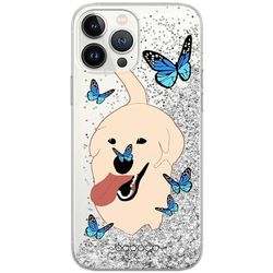 ERT GROUP mobiel telefoonhoesje voor Apple Iphone 14 origineel en officieel erkend Babaco patroon Dogs 011 optimaal, met glitter overloopeffect