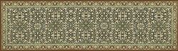 Passatoia da cucina, 100% Made in Italy, Tappeto antimacchia con stampa digitale, Runner antiscivolo e lavabile, Modello Vintage - Conrad, cm 100x52