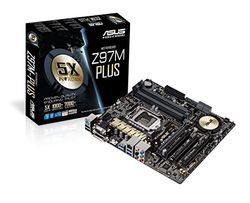 ASUS Intel LGA1150 Socket Z97 M-Plus HDMI Micro-ATX Motherboard
