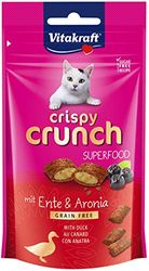 Vitakraft Crispy Crunch Superfood con Anatra e Aronia, 60g