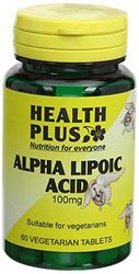 Health Plus Alpha Lipoic Acid 100mg Antioxidant Supplement - 60 Tablets