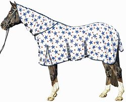 HKM Stars Combo Vliegendeken Donkerblauw/Rood 115