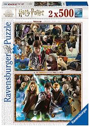 Ravensburger - Puzzle para adultos y niños a partir de 12 años (2 x 500 piezas), diseño de Harry Potter (80555), Exclusivo en Amazon