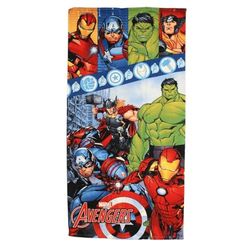 Serviette Avengers, Ultra-absorbante, Idéale pour la Plage et la Piscine, Design Dynamique et Coloré