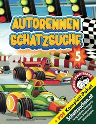 Auto Schatzsuche Kindergeburtstag für Kinder ab 5 Jahren: Helft bei dieser Auto Schnitzeljagd dem Rennauto Green das Rennen zu gewinnen! Ran ans Partysteuer! (Bravo Schatzsuche)