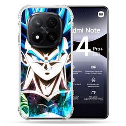 Cokitec Wzmocniona obudowa dla Xiaomi Redmi Note 14 Pro Plus 5G Manga Dragon Ball Gogeta Face