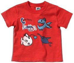 Sanetta baby - jongensshirt, dierenprint 123125