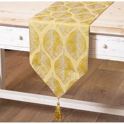 Alexandra House Living Chemin de Table Jaune 30 x 180 cm