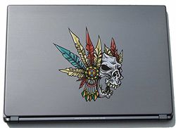 Laptopsticker Laptopskin Misc2-Skull70 - doodskop - schedel - 210 x 197 mm sticker