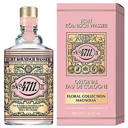 4711 Floral Collection Magnolia Eau de Cologne for Women 100ml - Delicate Fragrance with Fresh Magnolia Floral Notes