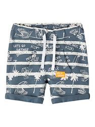 NAME IT Boy's NMMFRANK Sweat UNB Shorts, Stormy Weather, 98, Stormigt väder, 98 cm