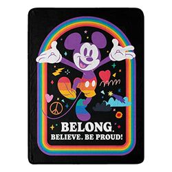 Northwest Mickey Mouse Micro Raschel Throw Blanket, 46" x 60", Belong