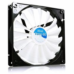 AABCOOLING Silent Force Fan 14 - una Silenziosa e Molto Efficiente 140mm Ventola PC, Raffreddamento per Computer, Ventilatore 12V, Ventola Aspirazione, 14cm, 3 Pin Cooling Fan, 100m3/h 8,6 dB (A)