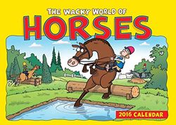 Wacky World Of 2016 Horses Cartoon Calendar - Yellow